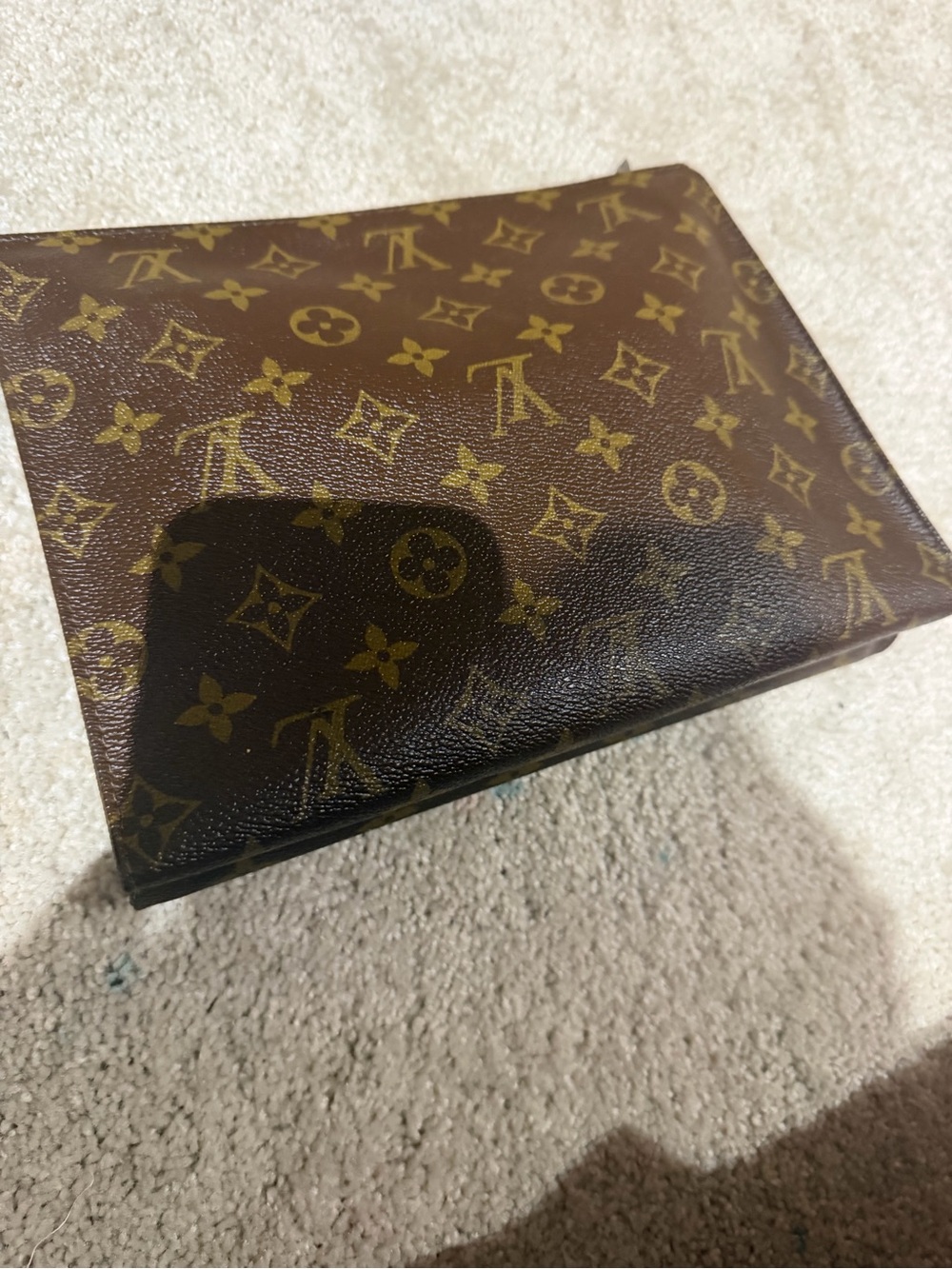 Louis Vuitton Brown Monogram Canvas Toiletry Pouch